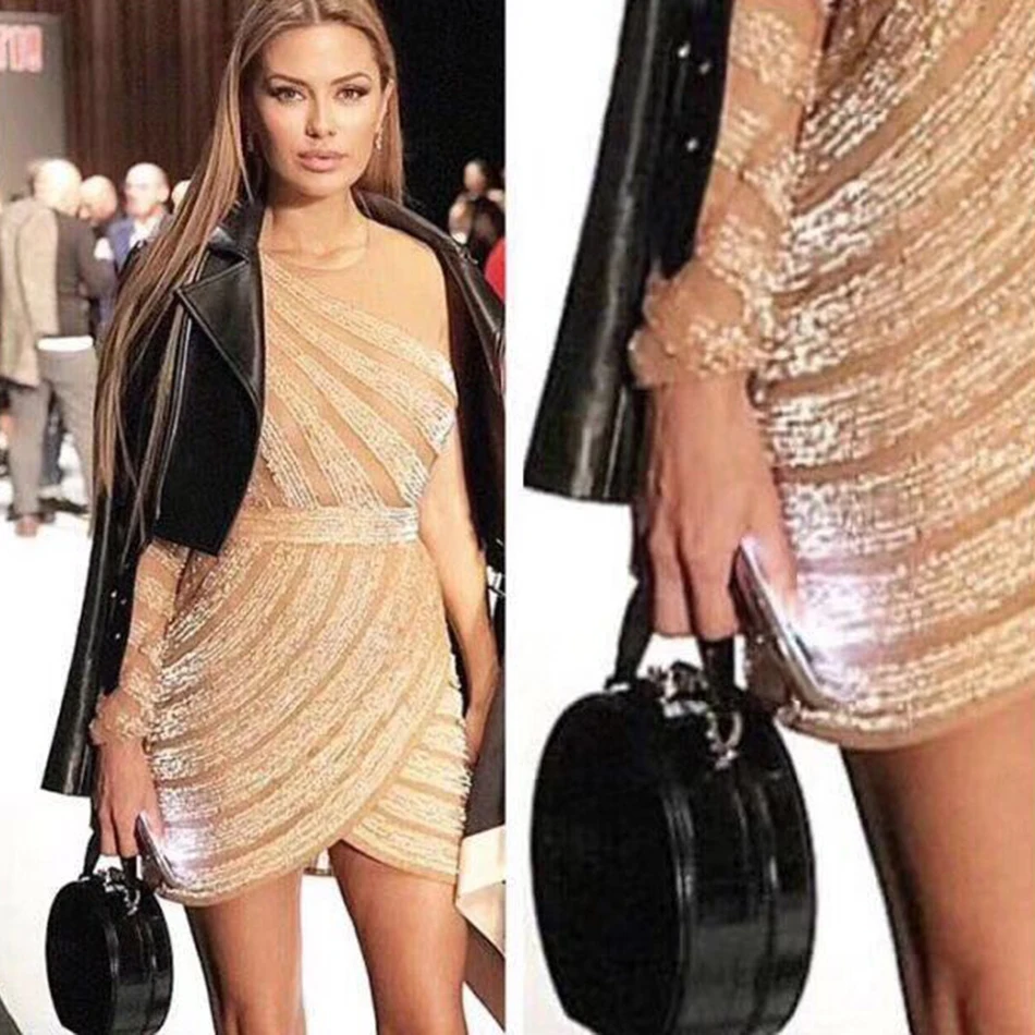Manga-Longa-de-alta-Qualidade-de-Um-Ombro-Moda-Vestido-Brilhante-Dia-de-Festa-Mini-Vestido (1)