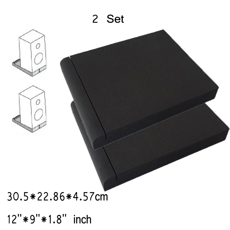 2 Set Studio Monitor Acoustic Speaker Isolation Foam Pad Riser 50 Density Acoustic Foam Canada