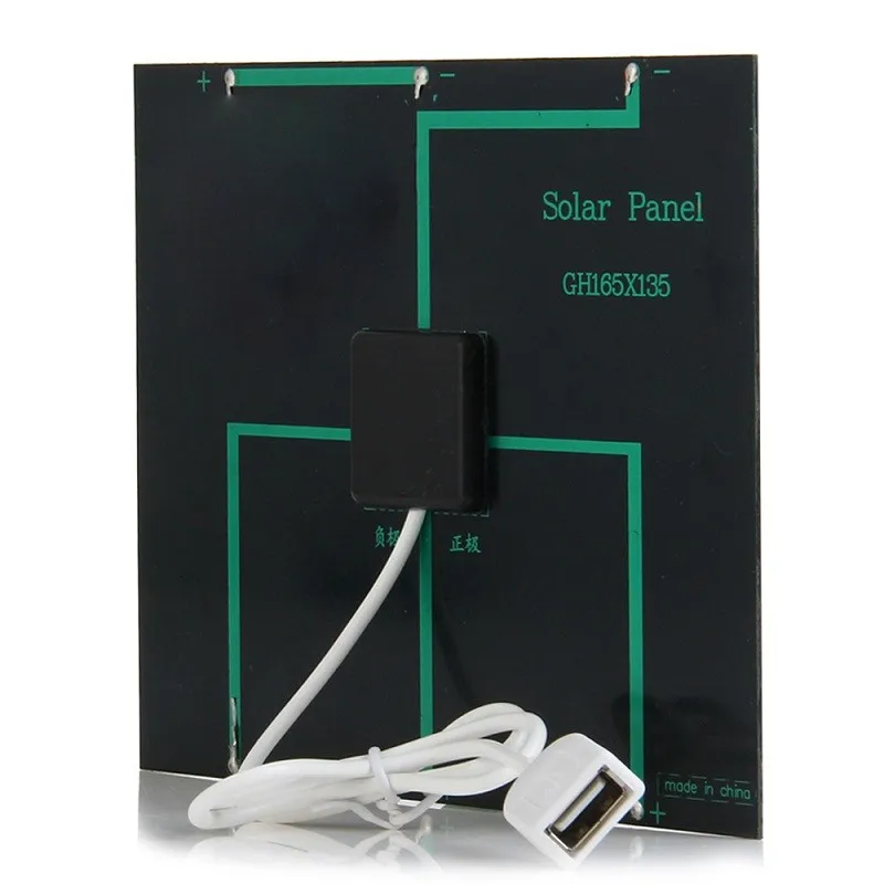 Solar com Usb Carregar o Telefone China Fábrica Painel Pode Móvel 3.5w Cheap Coletores solares