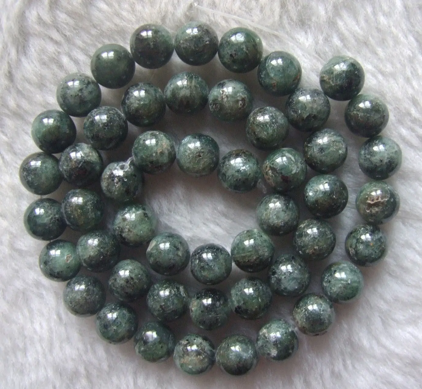 

6mm 8mm 10mm 12mm 14mm Natural Green Kyanite Round Loose Beads 15.5Inch
