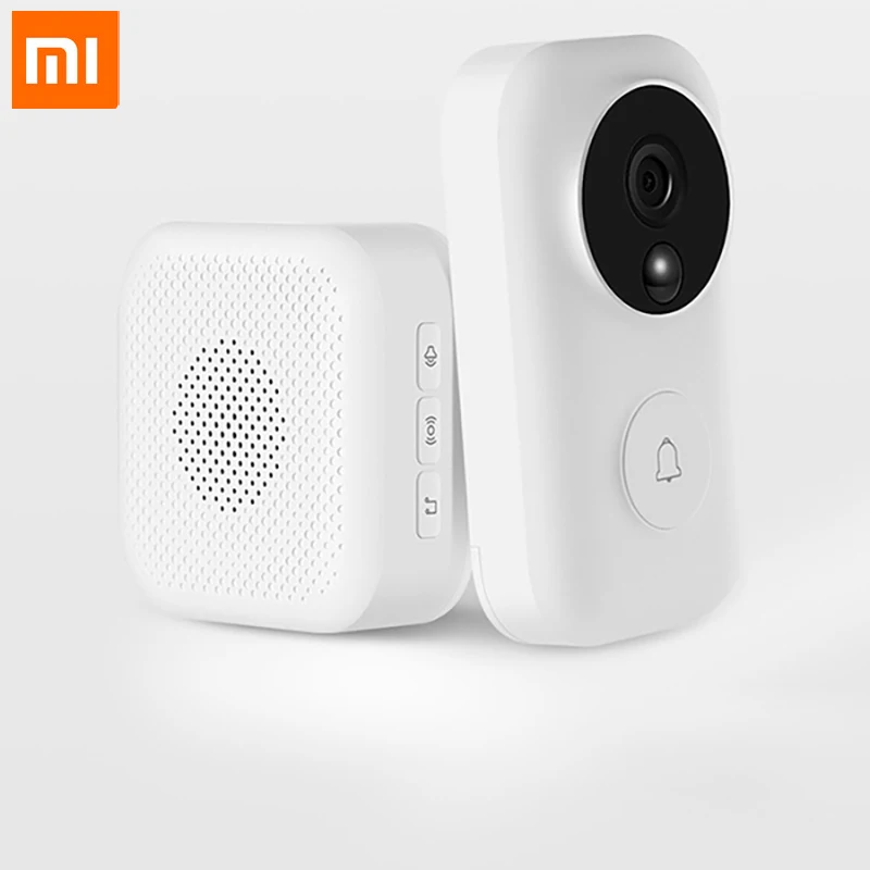 

Xiaomi Zero AI Face Identification 720P IR Night Vision Video Doorbell Set Motion Detection SMS Push Intercom Free Cloud Storage