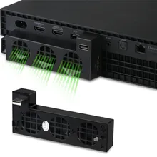 Для xbox ONE X консольный кулер внешний 3 вентилятора Супер Турбо высокоскоростной вентилятор системы охлаждения для microsoft xbox One X игровая консоль