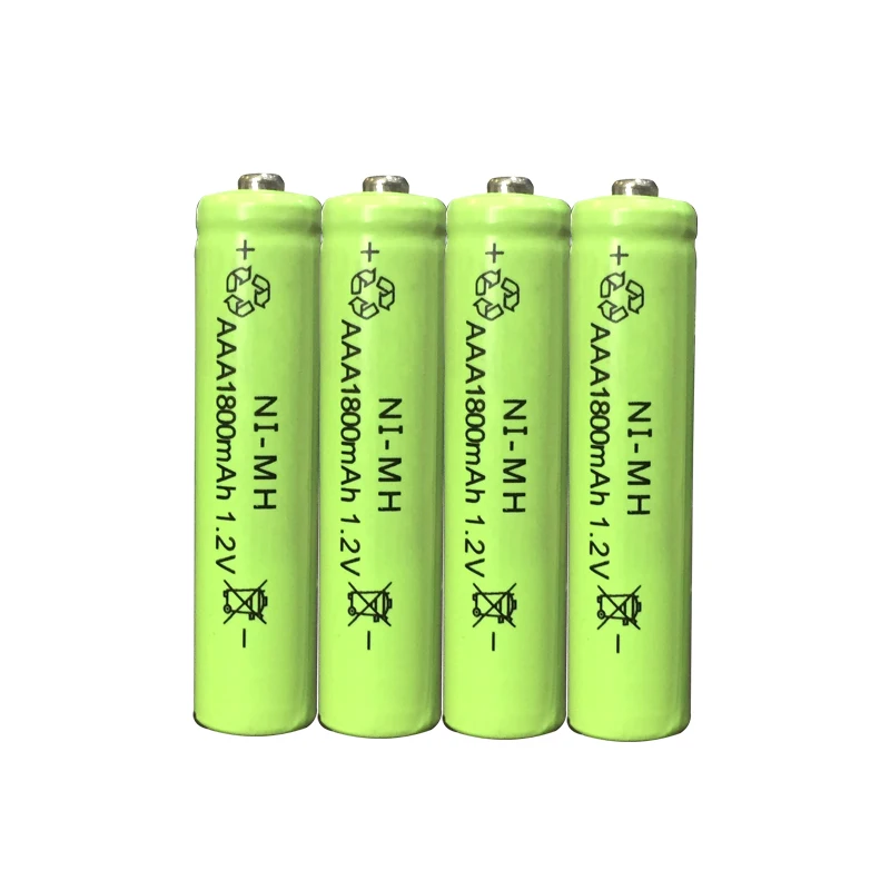 3 шт много Ni-MH 1800mAh AAA батареи 1,2 V AAA перезаряжаемые батареи Ni-MH батареи для фонарика камеры, игрушки и т. Д