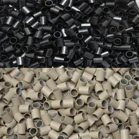 Micro Ring Links 1000Pcs Copper Micro Tubes Rings 4.0x3.6x4.0mm Links for Hair Extensions Straight Copper Micro Beads 2