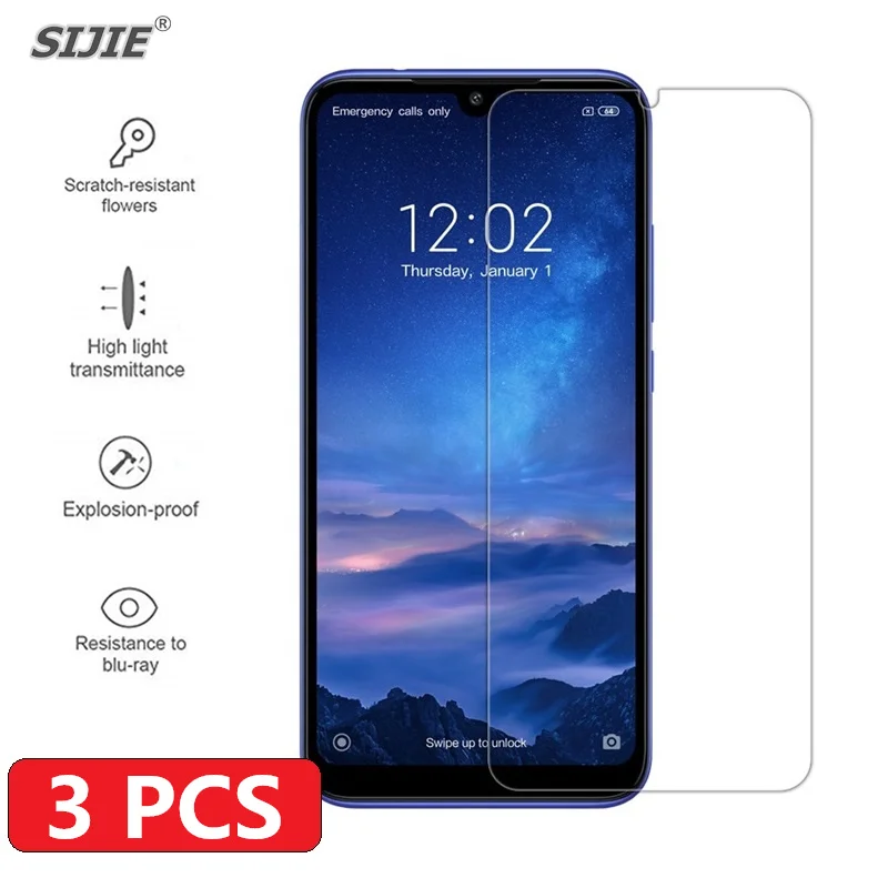 

3PCS Tempered Glass For XIAOMI REDMi 7 7A 6 6A K20 Pro Global version screen Protector For Redmi Note 5 6 7 Pro 5 Plus 9H cover