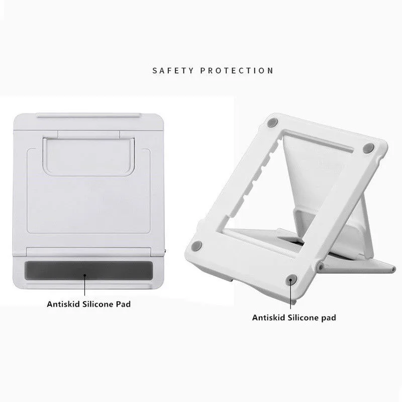 

abay Portable Mini Mobile Phone Holder Foldable Desk Stand Holder More Adjustable Universal for iPhone Andorid Phone stent