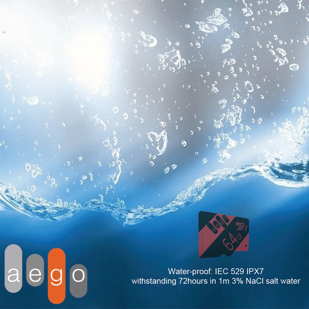 AEGO Micro SD 16 ГБ Class10 Карта Памяти Flash 8 ГБ/16 ГБ/64 ГБ/128 UHS 1 Для Смартфонов Tablet Камеры|memory