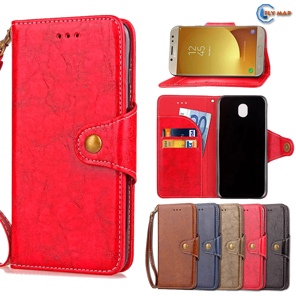 

Case For Samsung Galaxy J5 2017 5J Pro J530 Wallet Flip Phone PU Leather Capa Cover J 5 2017 SM-J530F J530FM/DS SM-J530FM J530FM
