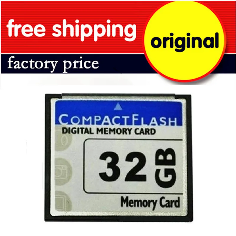 Дешевый 2017 50 шт. лот заводская цена реальная Ёмкость CF Compact Flash Card пройти H2testw памяти CompactFlash 4 г 8 г 16 г 32 ГБ 64 ГБ Class 10