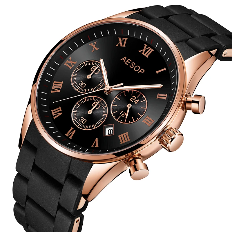AESOP Men's Watch 2019 Luxury Brand Men Business Clock Sport Relogio Masculino Classic Vintage Reloj Hombre | Наручные часы