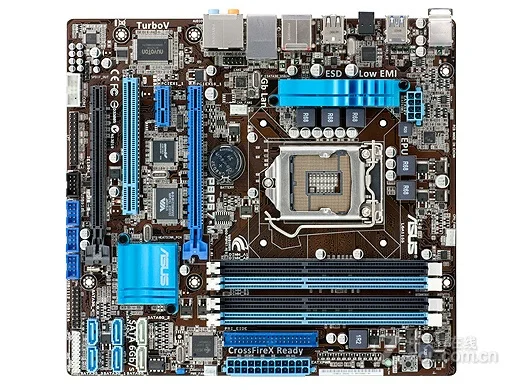 Оригинальная материнская плата для ноутбука ASUS P8P67-M DDR3 LGA 155 для I3 I5 I7 процессор 32 Гб USB2.0 USB3.0 P67 Desktop motherborad