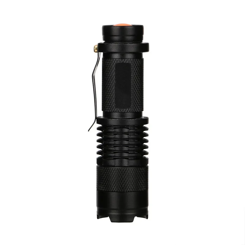 SANYI портативный мини-фонарик 2000 люмен Q5 светодиодный фонарь AA/14500 Регулируемый зум-фокус Фонарь карманный фонарик водонепроницаемый