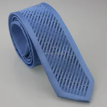YIBEI Coachella Галстуки жаккардовые плетёные небесно-синие галстуки Серебристые черные маленькие корбы в горошек 6 см граница Тонкий облегающий узкий Gravata Seda