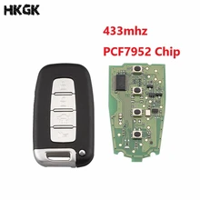 3 botão remoto chave 433mhz 7952 chip toy40 lâmina para hyundai i30 ix35 sy5hmfna04 sonata genesis equus veloster 2009-2015