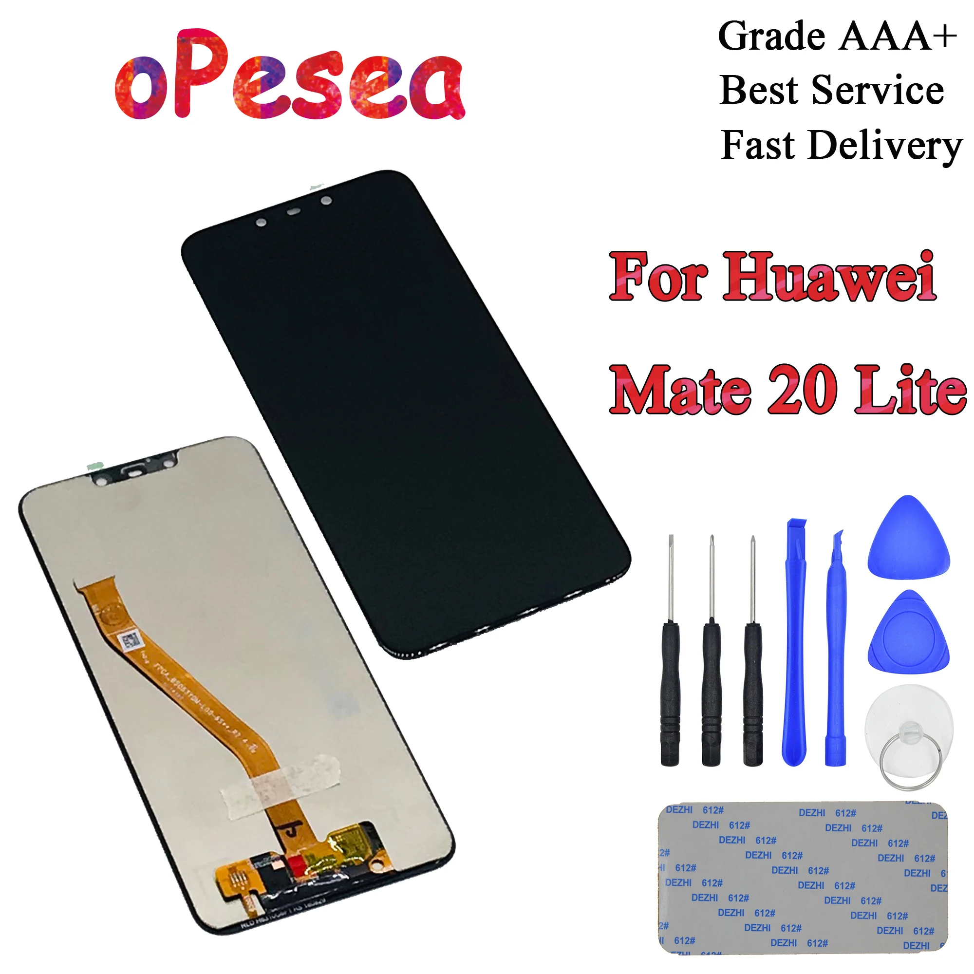 Цена OPesea 6,3 для huawei mate 20 Lite ЖК дисплей панель сенсорный экран дигитайзер сборка для huawei mate 20 Lite ЖК дисплей