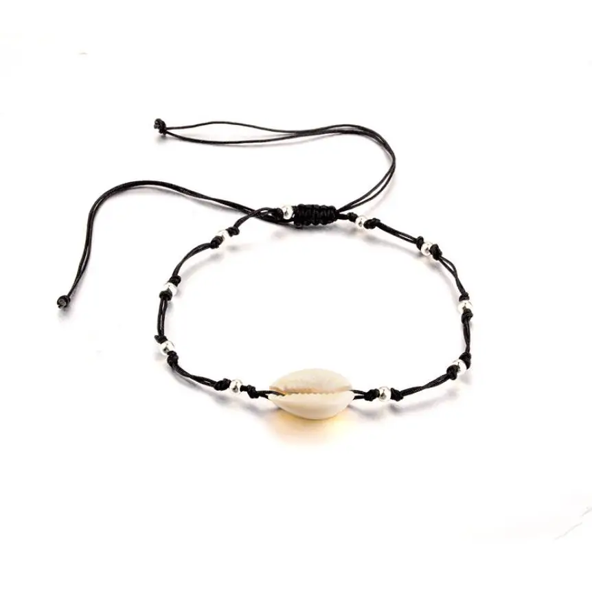

OTOKY High Quality Fashionable In Design Women's Cowrie Beach Anklet Natural Shell and Wood Beads Bohemian Ankle Bracelet Jul26