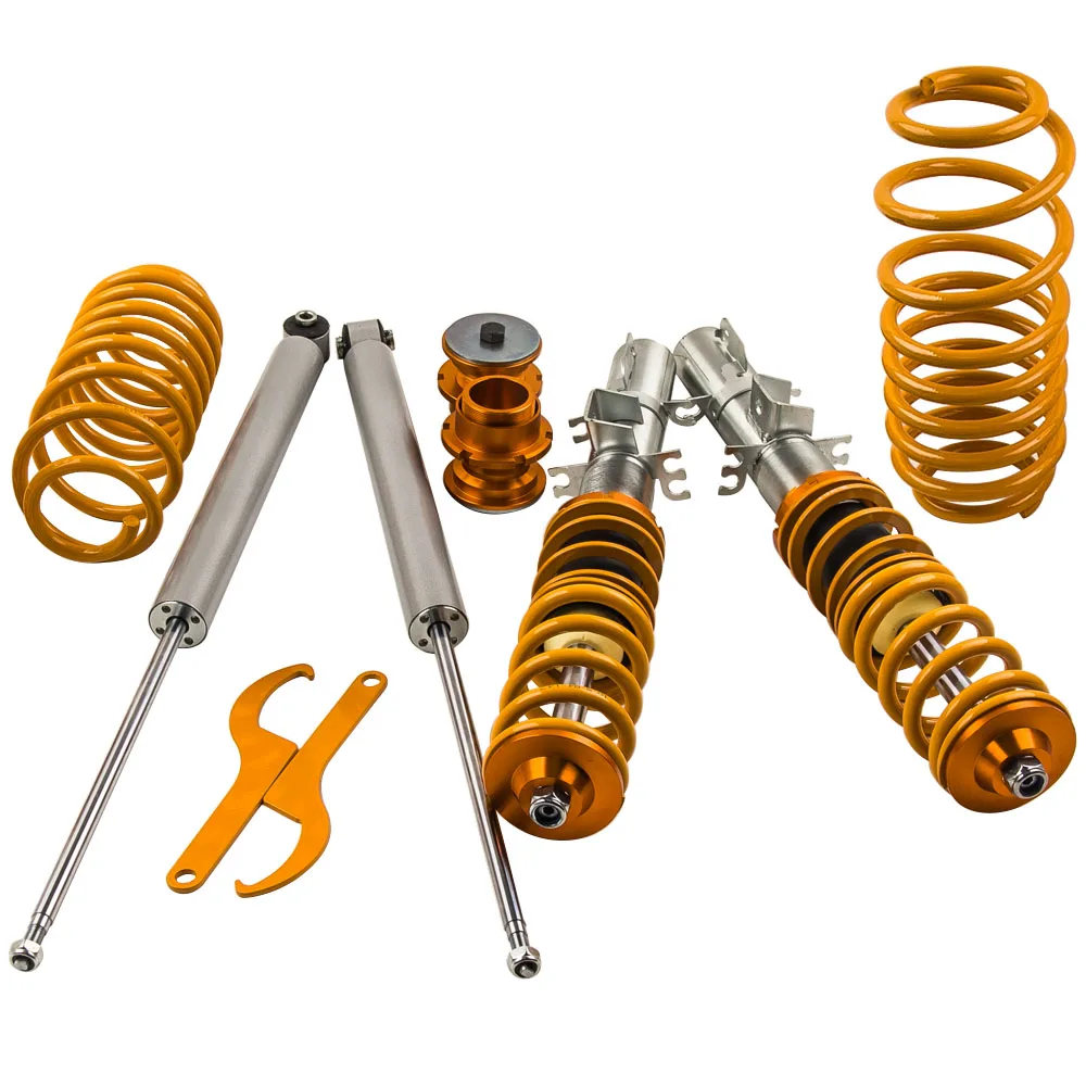 Adj. Damper Coilover Suspension Shock Kit for Audi TT 8N for Seat leon