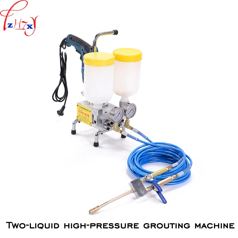 Double liquid type high pressure grouting machine JBY 618 double liquid polyurethane foam epoxy injection grouting