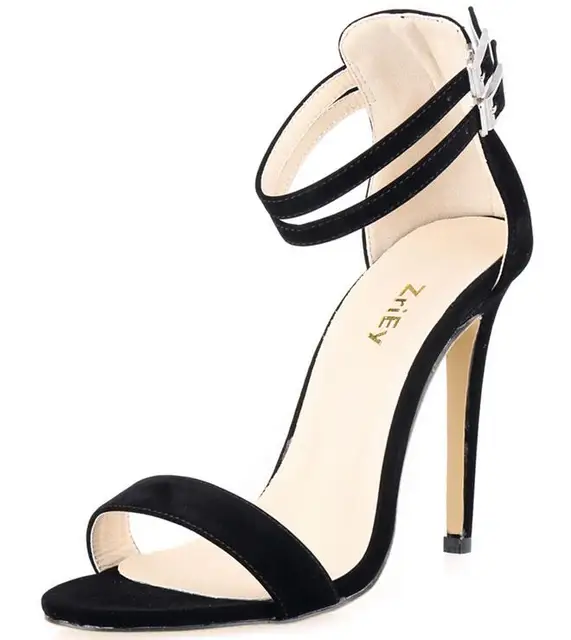 ZriEy plus size 35-42 Gladiator Cross Strap sandalias women sandals high heels candy pumps summer shoes woman wedding PL17666