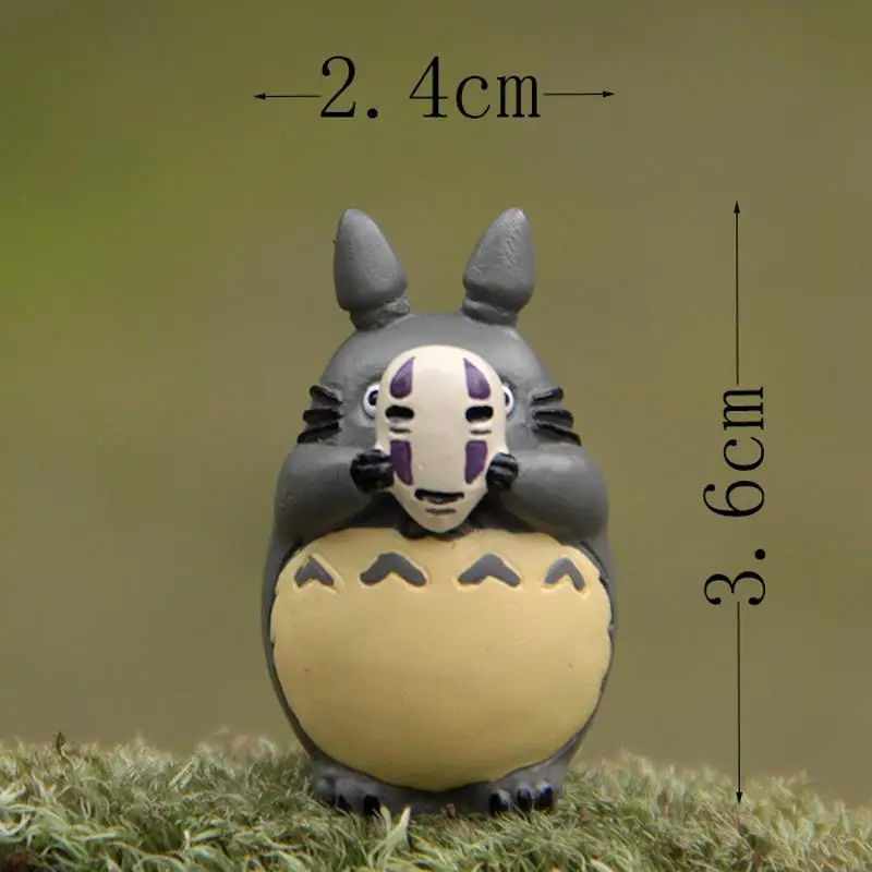 Студия Ghibli Miyazaki Hayao Мой сосед Тоторо Косплей без лица мужские Фигурки игрушки ПВХ