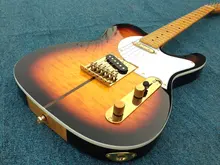 Alta calidad Merle Haggard signature guitarra eléctrica TL Tuff perro Corea guitarra eléctrica sintonizador, Corea puente sunburst