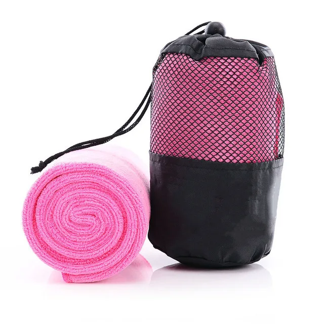 30*100cm fast drying gym sport towel microfiber colors travel towel with bag