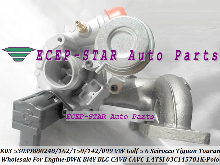With K03 53039880248 53039880162 Turbocharger turbo For VW Golf Golf Polo Scirocco Tiguan Touran 1.4L TSI BWK BLG CAVB 170HP  (5)