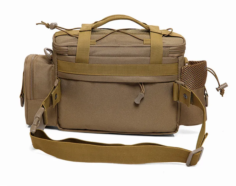 Tecido de Nylon Multifuncional-resistente ao Desgaste à Prova Bolsa de Armazenamento de Bolsas de Carretel de Pesca Isca de Pesca Equipamento de Pesca Água Bolsa Mochila d' 18 prova d' água saco mochila Saco de