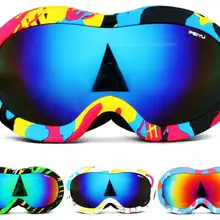 Детские противотуманные лыжные очки анти-УФ лыжные очки двухслойные лыжные очки