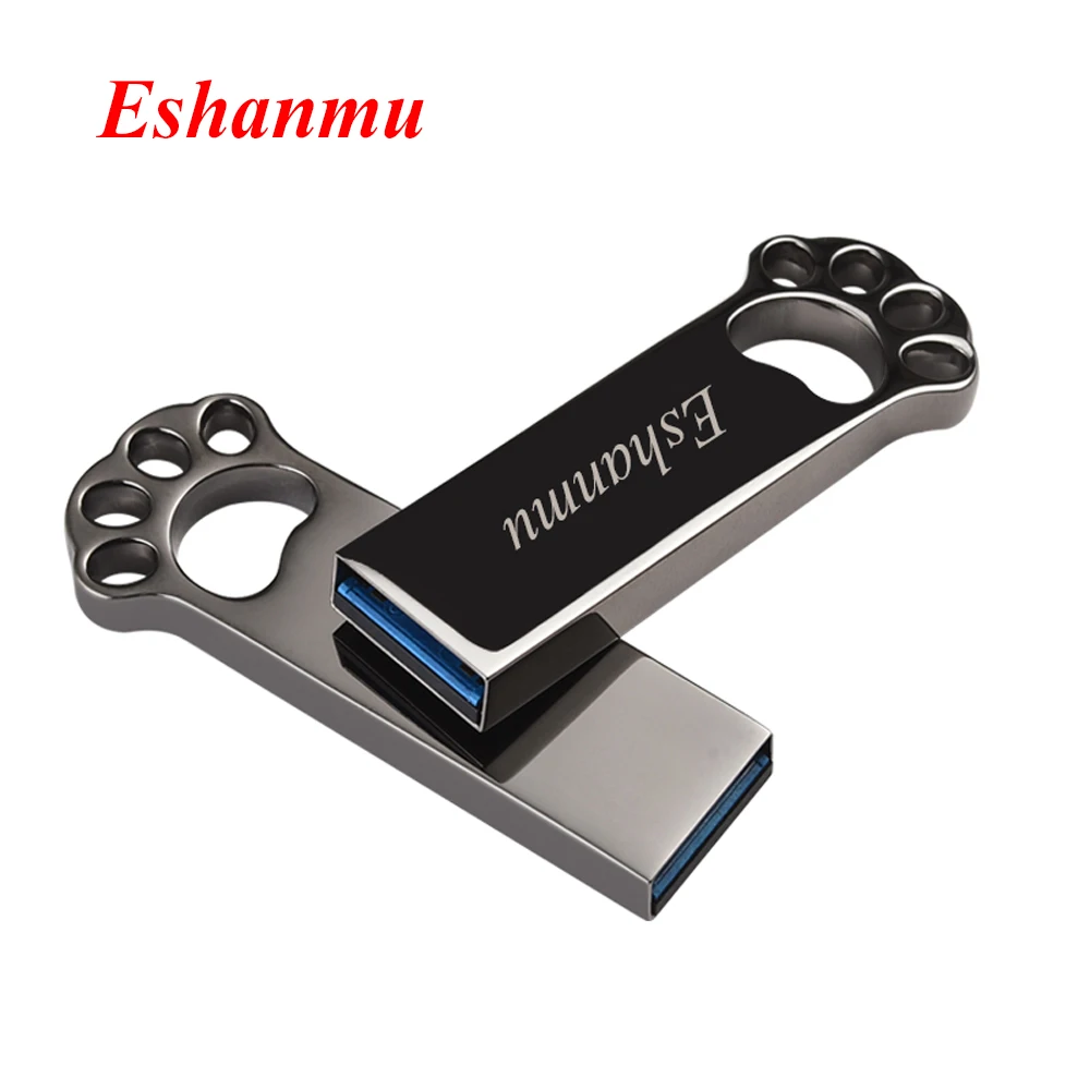 

Eshanmu Brand Top Quality USB 3.0 Version 8GB 16GB 32GB 64GB Waterproof Cat Claw Shape Usb Flash Drive Pendrive stick