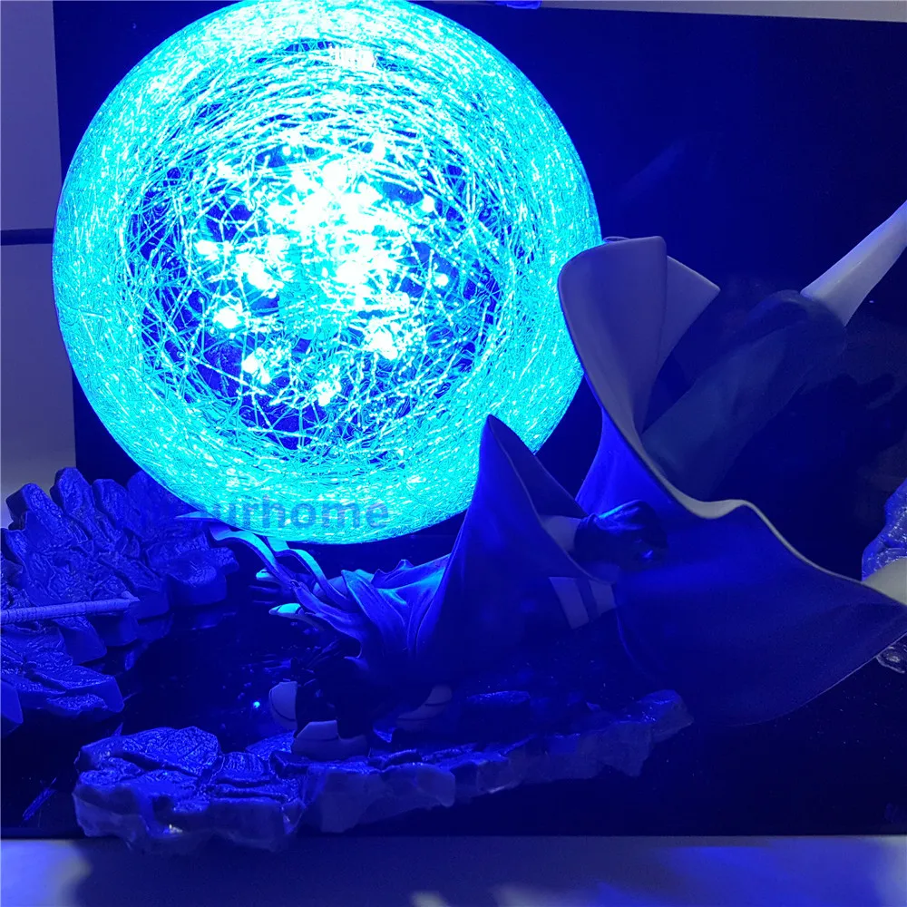Наруто Минато VS Obito Rasengan сцена Сделай Сам светодиодный ночник доставка Uchiha Luminaria