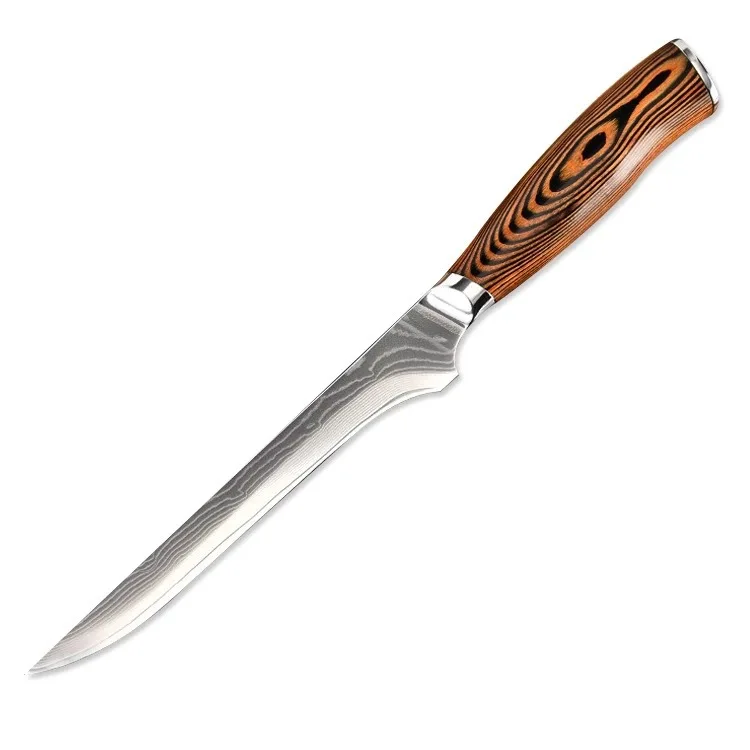 

Damascus steel boning knife butcher's knives sharp carving cleaver slicing knife damascus chef knife kitchen knife