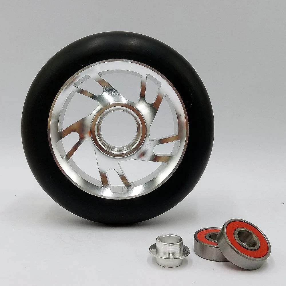 

2PCS! 100mm 88A high quality freestyle High elastic stunt scooter wheels