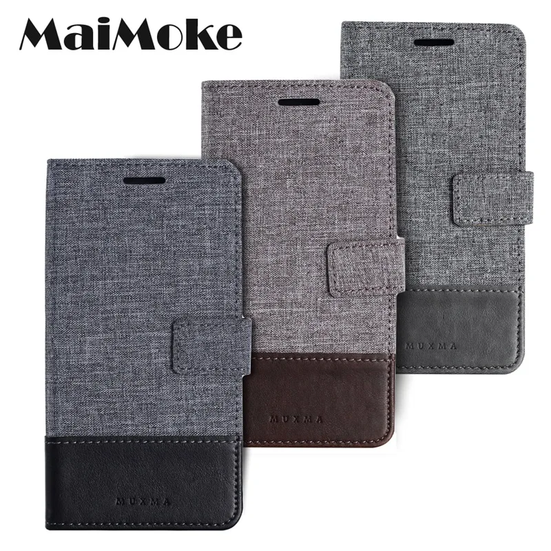 

Canvas For One Plus 5 Case Flip Leather Stitching Protection For One Plus 3 3T Case Black Card Pocket Phone Cover