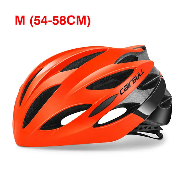 Cairbull велосипедный шлем Casco Ciclismo PC+ взрывоупорный велосипедный руль для шоссейного велосипеда шлем MTB Ультралайт дышащий защитный шлем - Цвет: ORANGE M