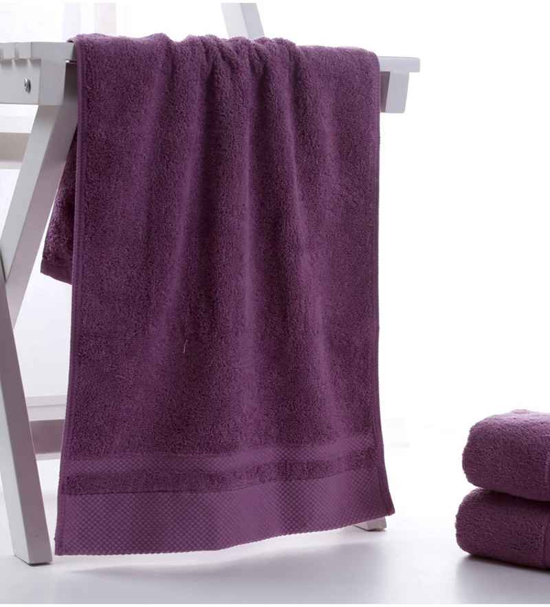 3 шт. банное полотенце для лица s бамбуковое волокно, мягкие хлопковые банное полотенце высшего качества для мужчин и женщин, Семейные пляжные комплекты полотенец - Цвет: Фиолетовый
