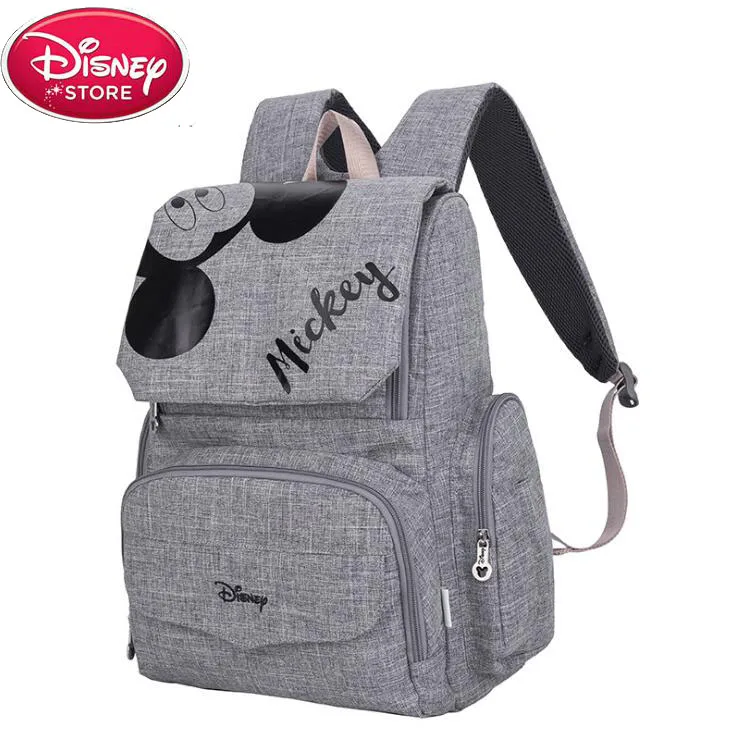  Disney Mickey Minnie Large Mummy Bag Maternity Nappy bag Baby Travel Backpack Outdoors Travel Care 