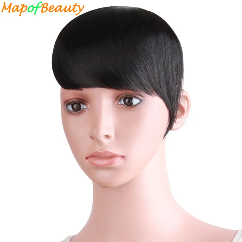 Синтетические волосы для наращивания MapofBeauty накладные на клипсе натуральные