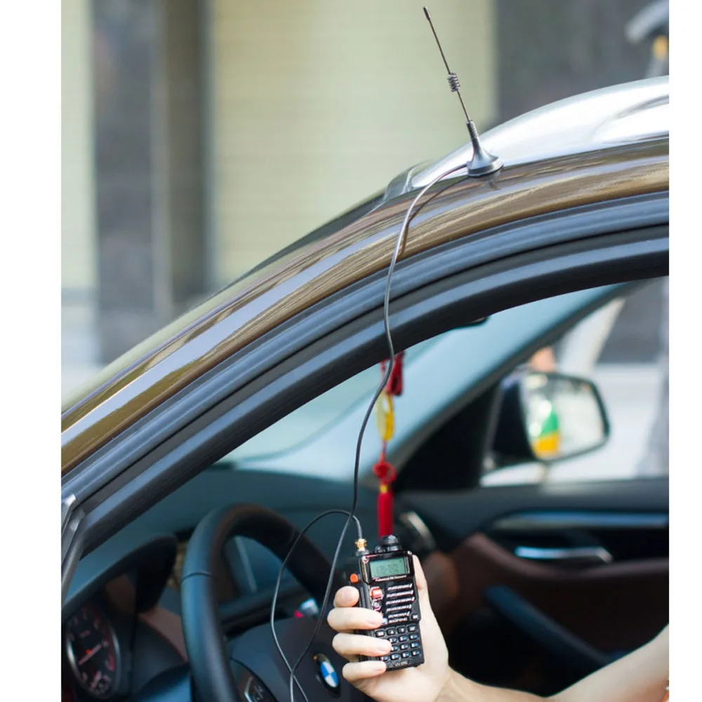 Магнитная автомобильная антенна для Kenwoode TK 3107 2107 Baofeng UV5R UVB5 UVB6 GT 3 UV 82 888s HYT PUXING TYT