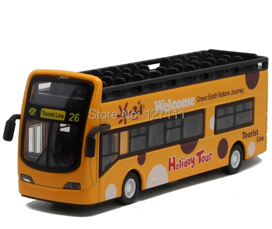 Beste Grote 132 schaal muziek knipperende reizen bus kinderen speelgoed bus legering auto speelgoed voor kinderen 1 stks