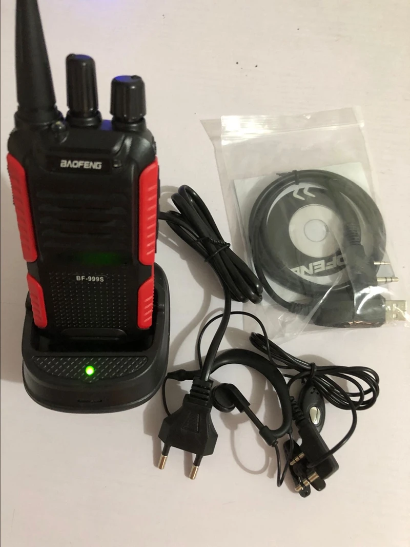 Baofeng BF-999S портативная рация UHF 400-470 МГц дешевая модель ham CB радио 16-канальный