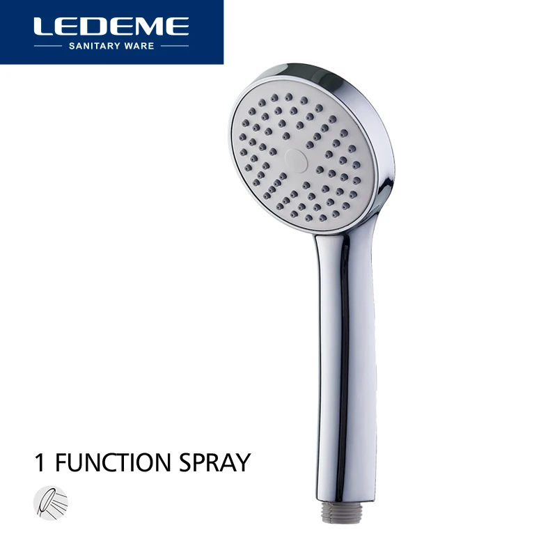 Buy LEDEME Shower Head ABS Plastic Chrome Bathroom