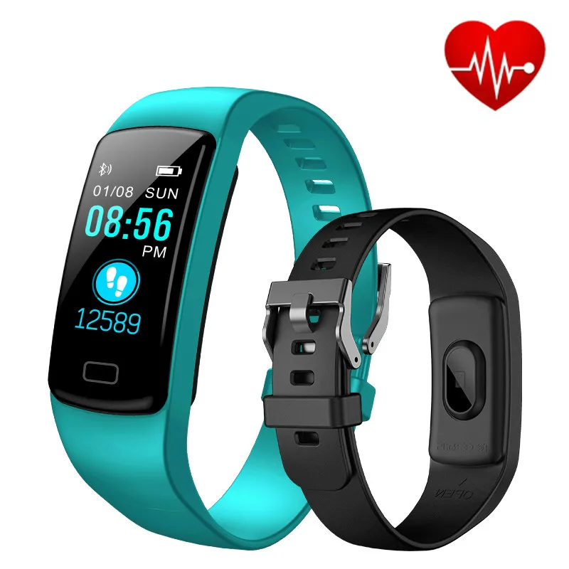 

2019 Smart Bracelet Y9 Heart Rate blood pressure Watch Smart Wristband Smart band Fitness Tracker PK honor band 4 mi band 3 Y5