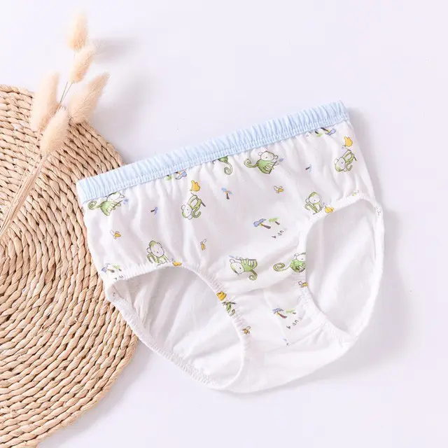 WEIXINBUY 6 Styles Newborn Baby Cotton Underwear Baby Girls Boys Underwear Sweet Smile Panties