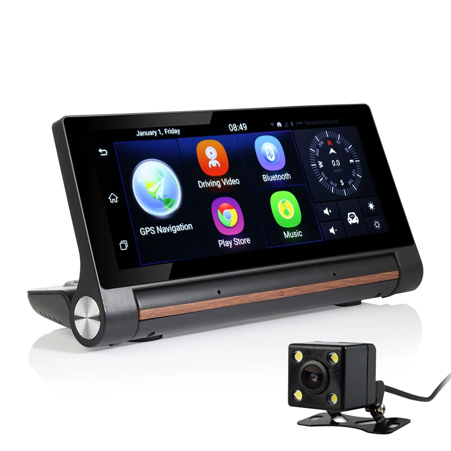 Otstrive 7 inch 3G GPS Navigation Android 5 0 Bluetooth WiFi Dashboad DVR FHD 1080P Dash