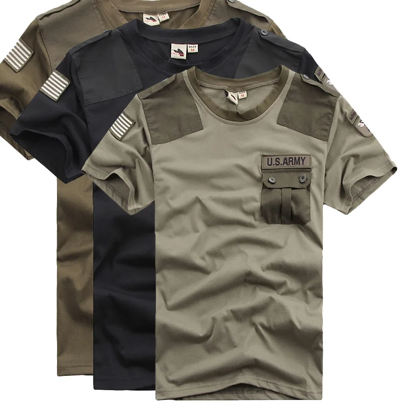 

Men Tactical 101 Airborne Division T Shirts US Army Combat Military Short Sleeve Casual Breathable Comfort Cotton T Shirt Tees