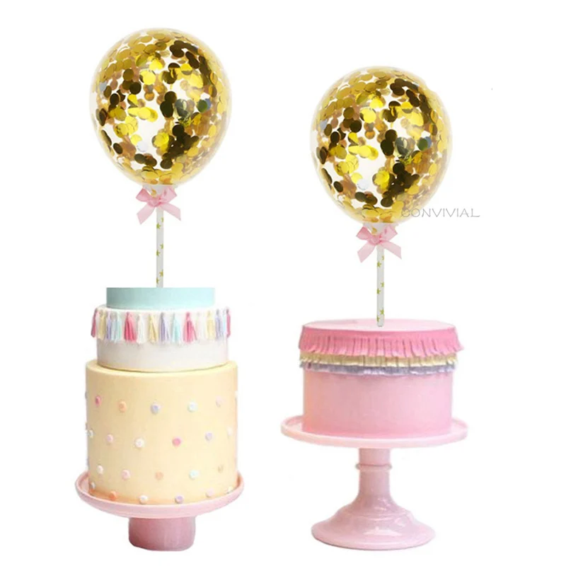 gold party balloon