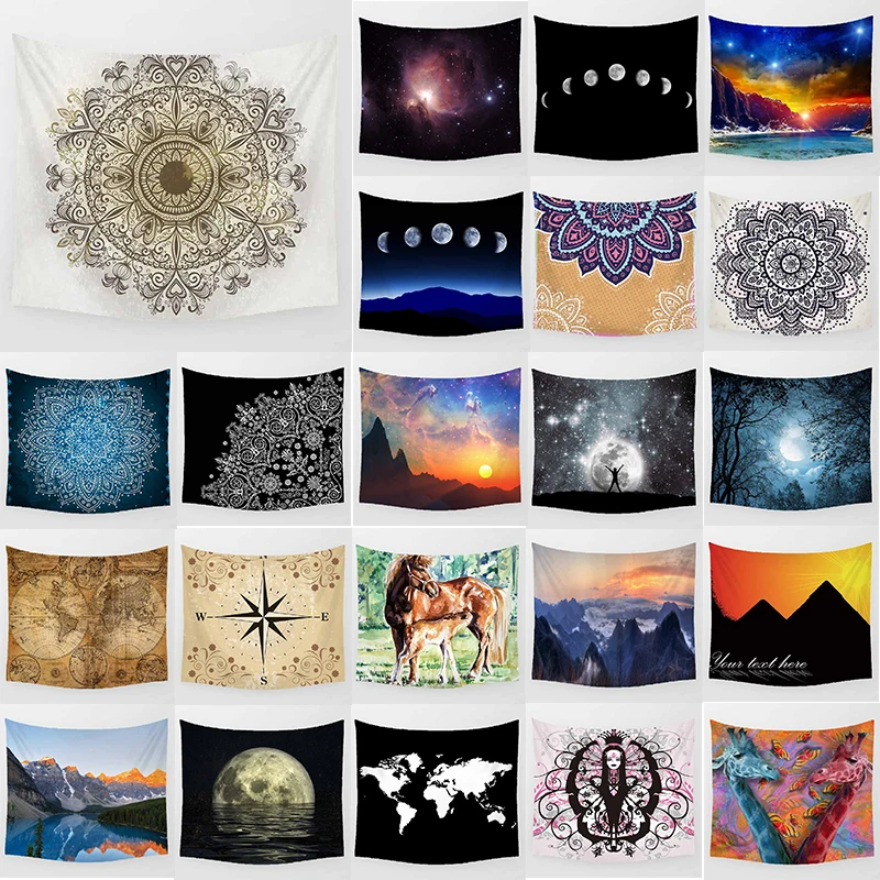 

Unicorn beauty moon tapestry hd wall hanging tapestry home decoration large rectangle bedroom wall tapestry