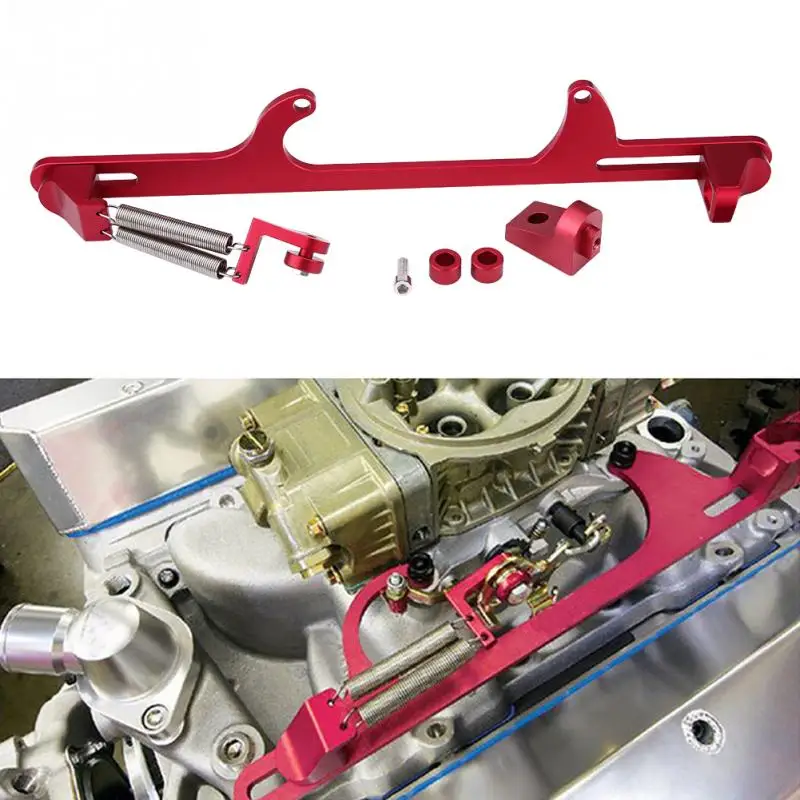 Aluminum Throttle Bracket Cable for Holley 4500 Series Carburetor Red