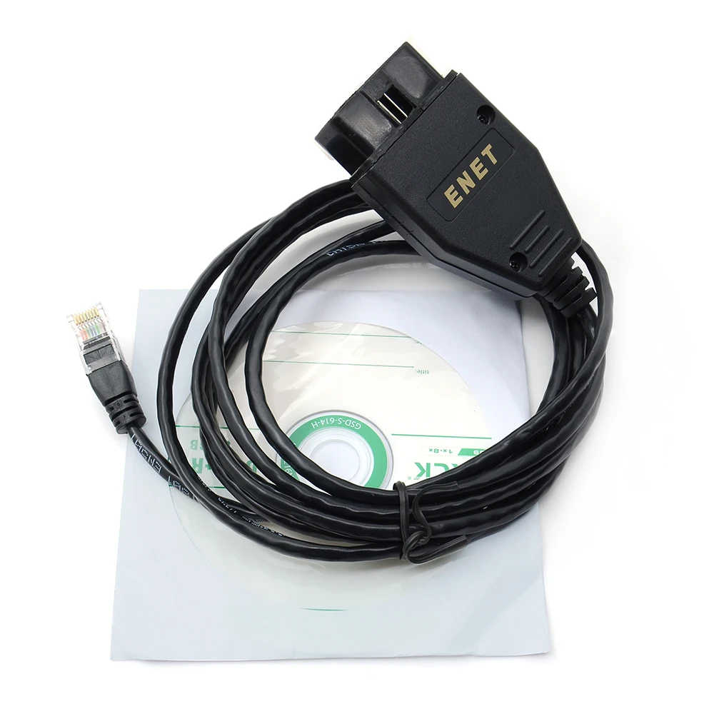 ESYS кабель для передачи данных с подсветкой для BMW F-serie ENET Ethernet к OBD интерфейсу E-SYS ICOM кодирование OBD2 автомобильный диагностический